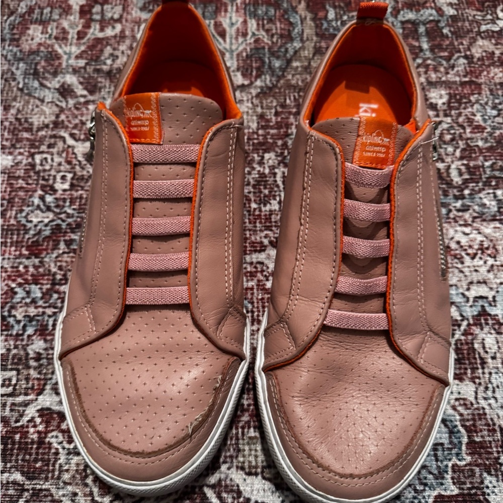 Kipling Pink and Orange Women's Sneakers